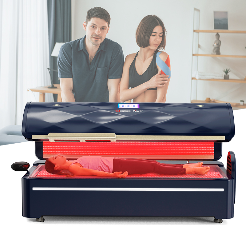 photobiomodulation therapy bed for therapeutic and relaxing